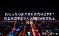 揭秘吕总与张津瑜合作内幕全解析：商业联盟中那不为人知的秘密交易全曝光