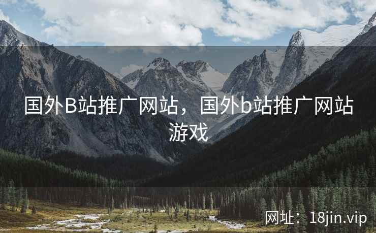 国外B站推广网站，国外b站推广网站游戏