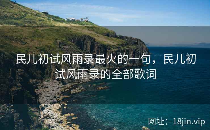 民儿初试风雨录最火的一句，民儿初试风雨录的全部歌词