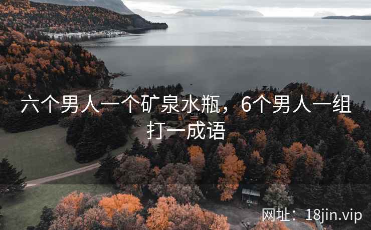 六个男人一个矿泉水瓶，6个男人一组打一成语